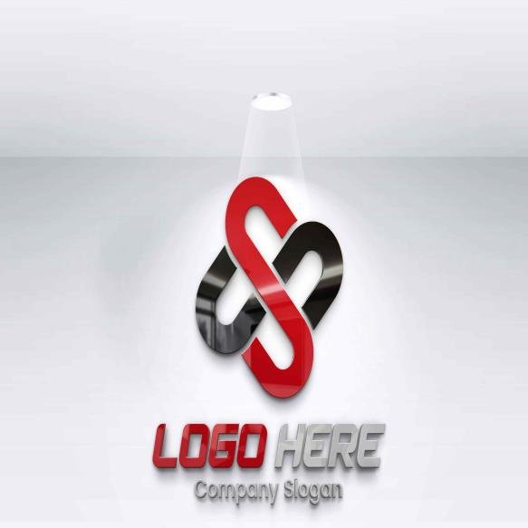 3d Logo Mockup Embossed