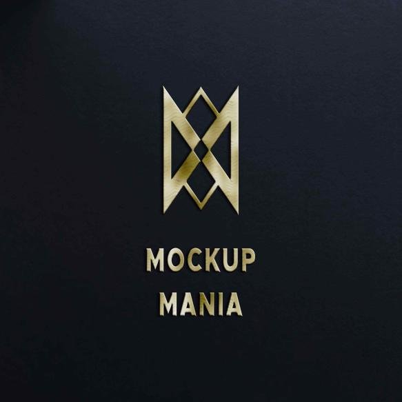 3d Logo Mockup Psd Logo Mockup Minimal Logo Mockup 3d Mockup Psd Mockup Silver Golden Mockup