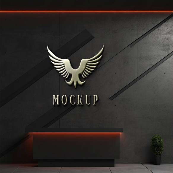3d Logo Mockup Template (1)