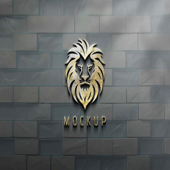 3d Logo Mockup Template