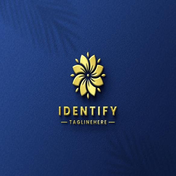 3d Luxury Embossed Gold Foil Logo Mockup (1)