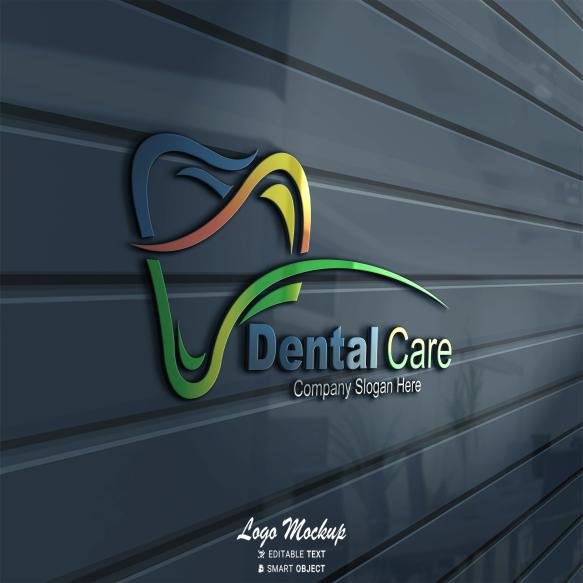 3d Wall Logo Mockup (3)