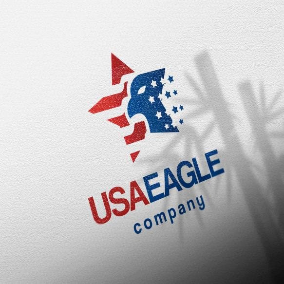 Close Up Craft Paper Logo Mockup