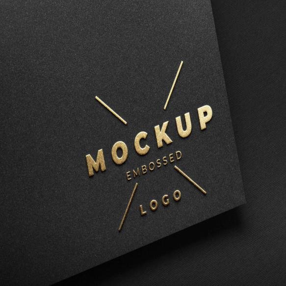 Close Up Logo Mockup
