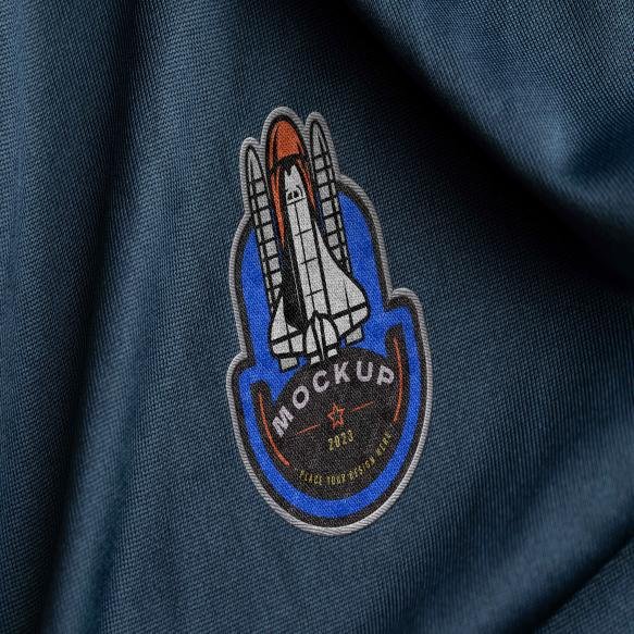 Cool Clothing Patch Mockup