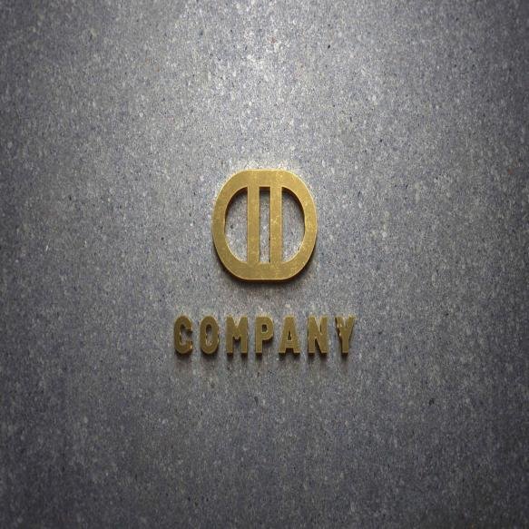 Effect Black Stone Logo Mockup