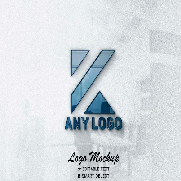Glass Logo Mockup