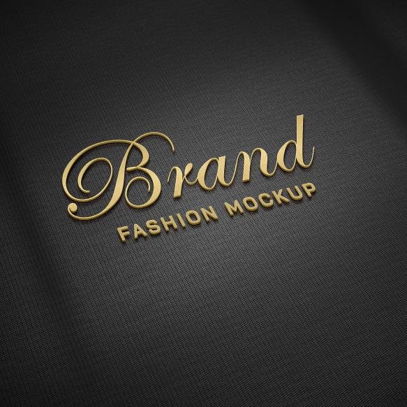 Gold Logo Tagline Mockup (7)