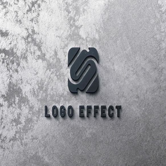 Logo Effect Design Cement Stone