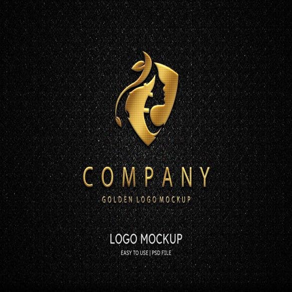 Luxury Gold Logo Mockup