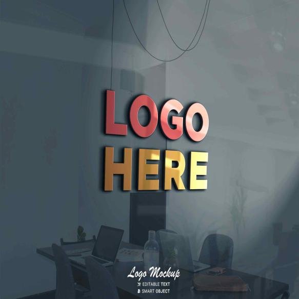 Office Logo Mockup