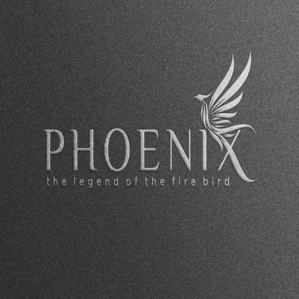 Phoenix Logo Mockup Silver Logo Mockup Fabric Mockup