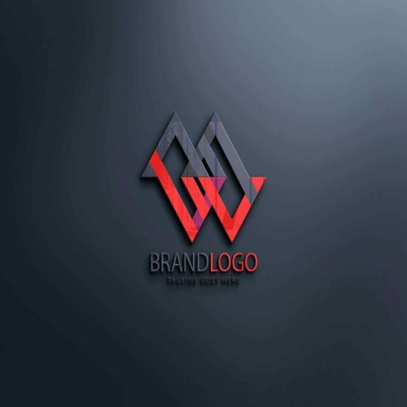 Professional Logo Mockup 3d Logo Mockup Design