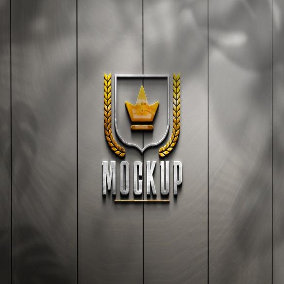 Realistic Branding Sign Logo Mockup (1)