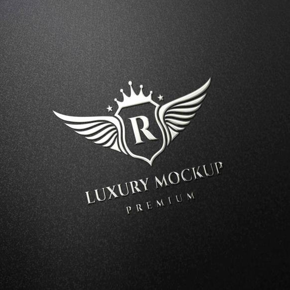 Silver Logo Mockup