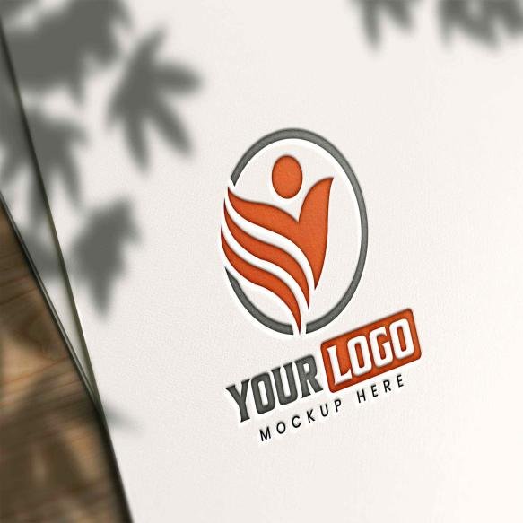Textured Paper Logo Presentation