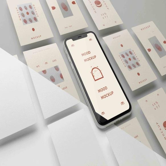 Social Media Stories Smartphone Mock Up