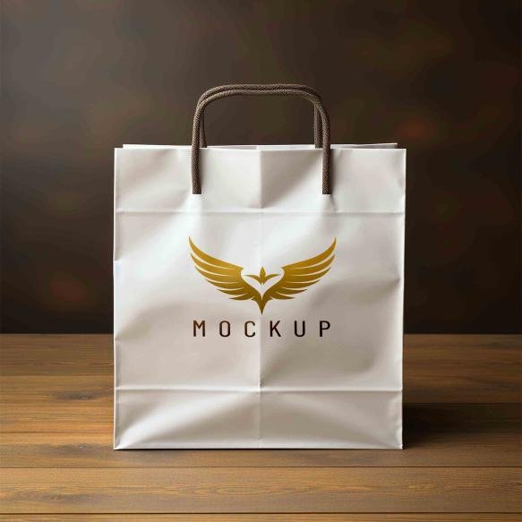 Shopping Paper Bag Mockup Psd Template