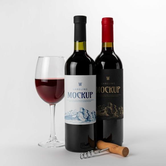 Labeling Wine Mockup Design (1)
