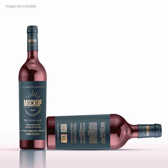 Wine Bottle Mockup