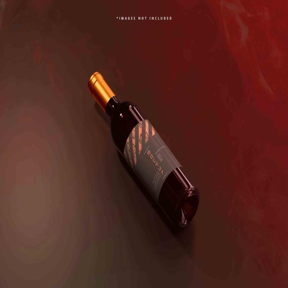 Wine Branding Mockup Scene