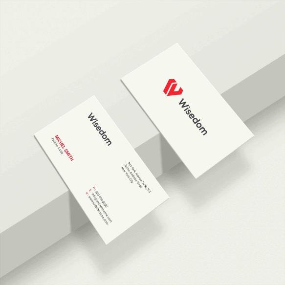 Clean Minimal Business Card Mockup