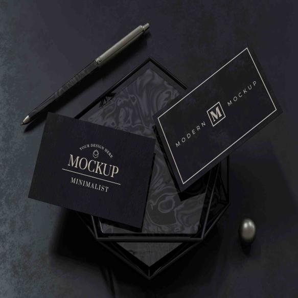 Psd Premium Business Card Mockup