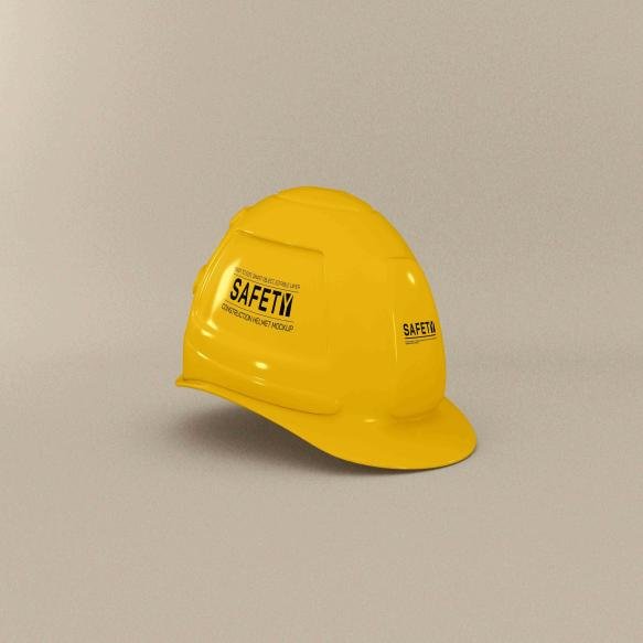 Construction Helmet Mockup