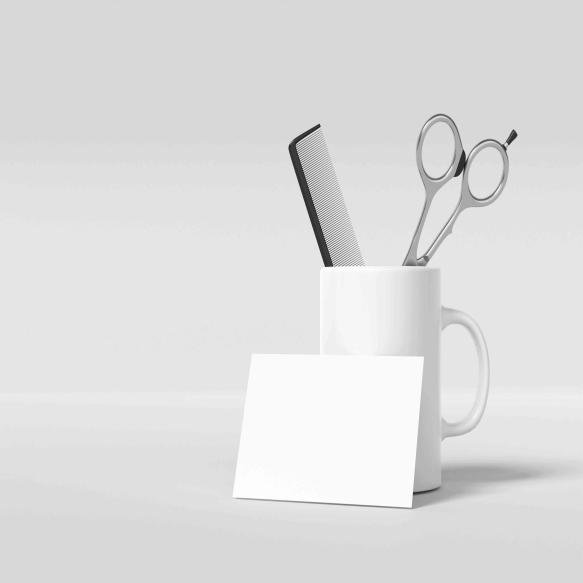 Barbershop Items Mockup Design