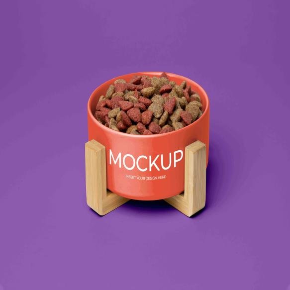 Pet Food Bowl Arrangement