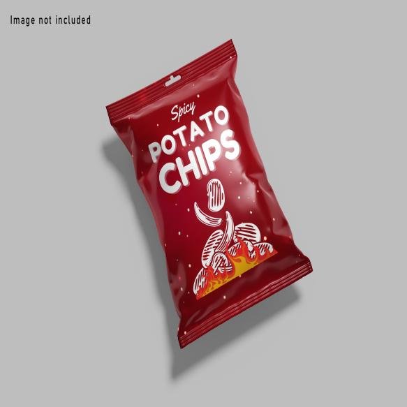 Snack Pouch Plastic Bag Mockup (1)