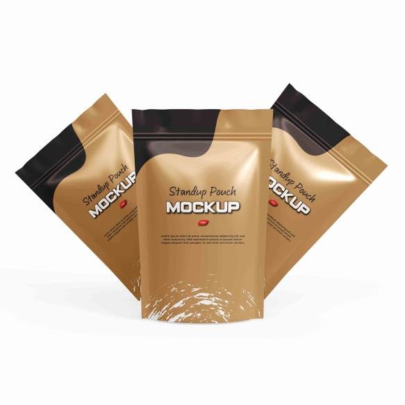 Standup Pouch Mockup Psd