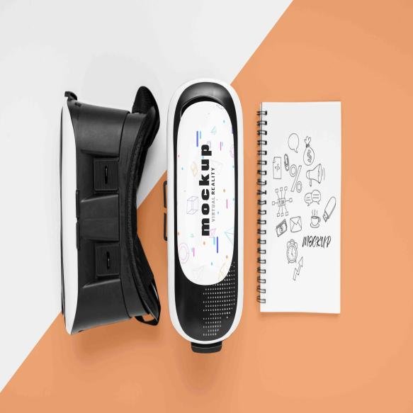 Technology Concept With Vr Glasses Mockup