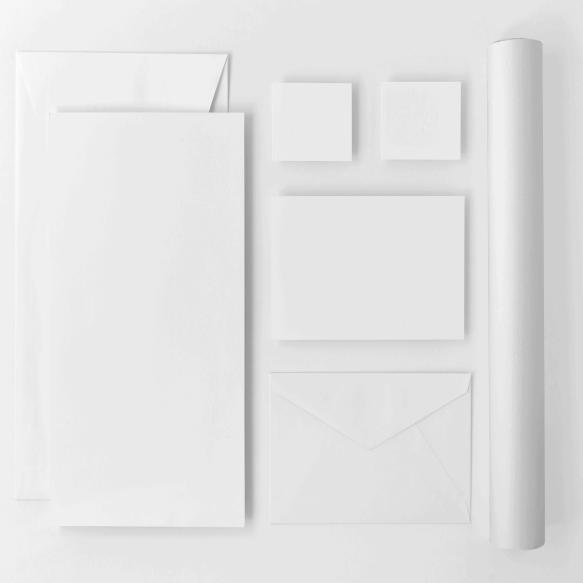 Top View Stationery Kit Mockup