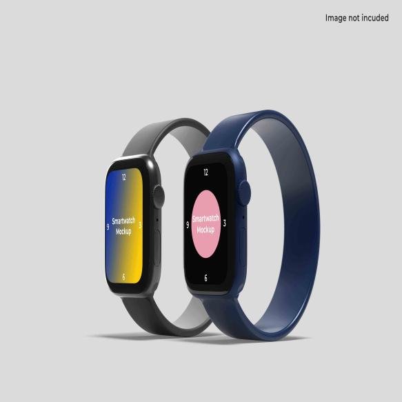 Two Smartwatch Mockup