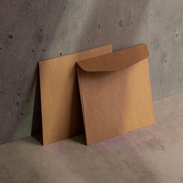 View Standing Paper Envelope Mock Up