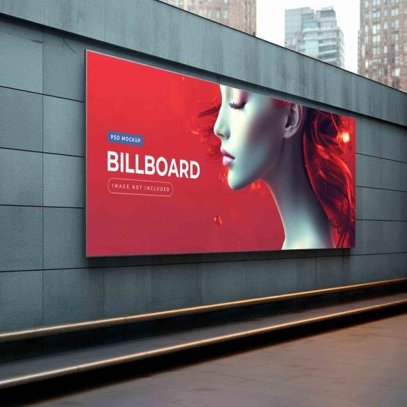 Advertising Billboard Mockup