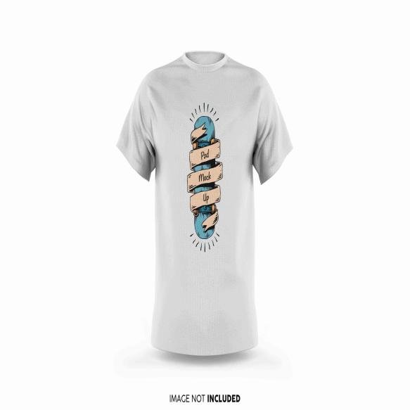 Realistic Male Tshirt Psd Mockup