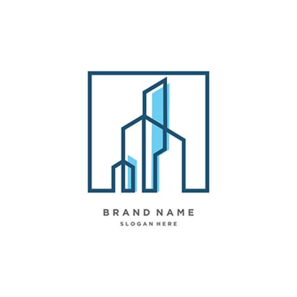 Building Logo Design Element Vector Idea With Creative Simple Idea