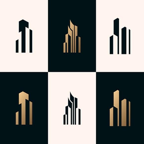 Building Logo Icon Vector With Modern Element Idea