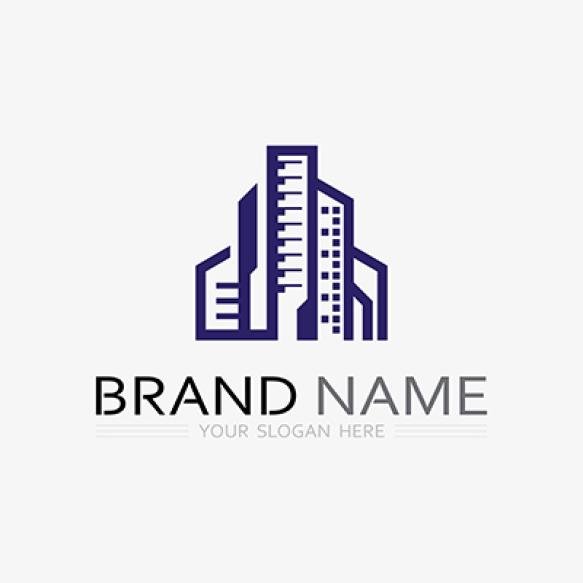 Building Logo Vector Illustration Designreal Estate Logo Template Logo Symbol Icon