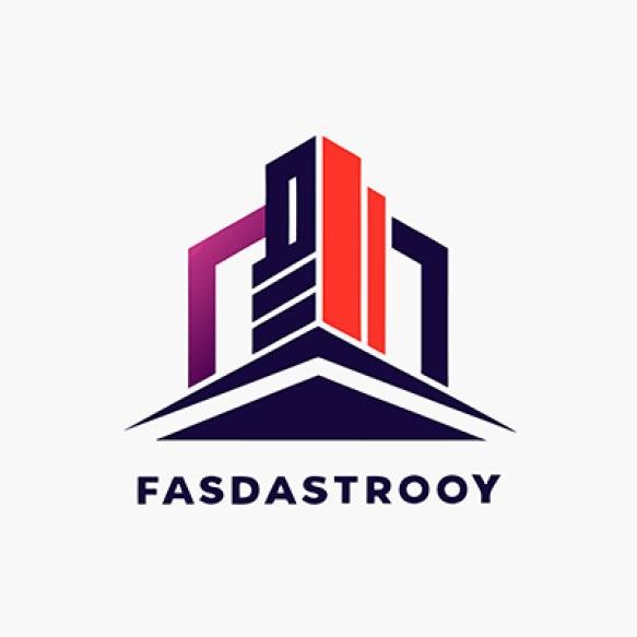 Construction Company Logo Minimalist Style Vector