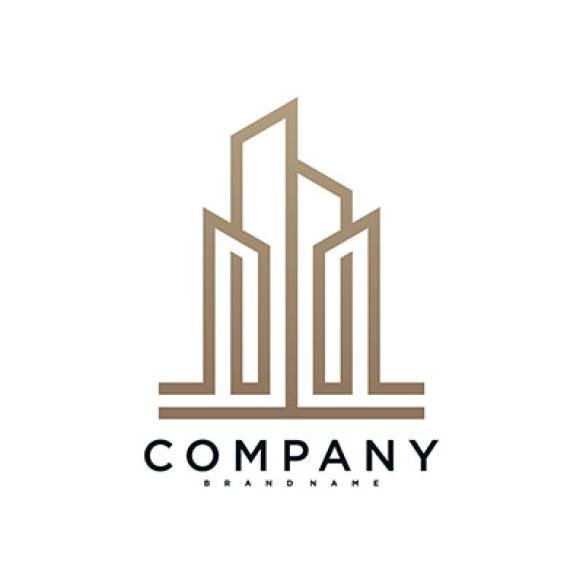 Creative Building Logo Design Construction Premium Vector