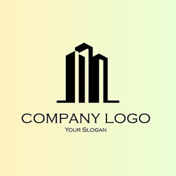 Minimal Building Real Estate Vector Illustration Logo
