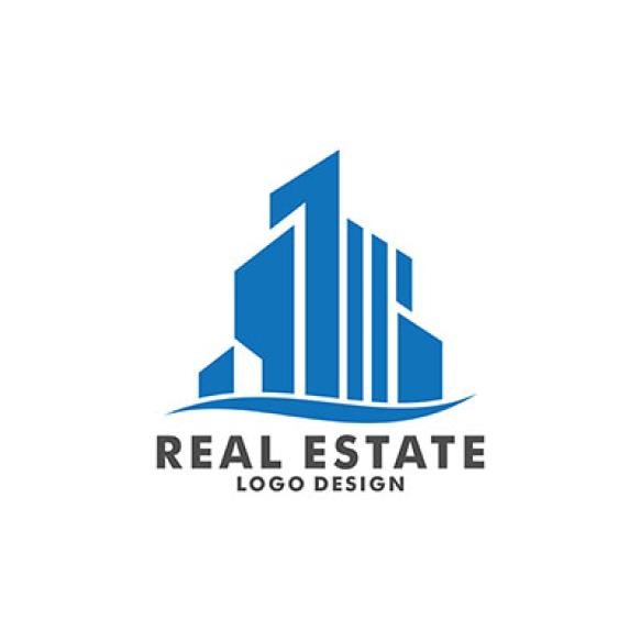 Real Estate Business Logo Template Building Property Development Construction Logo Vector