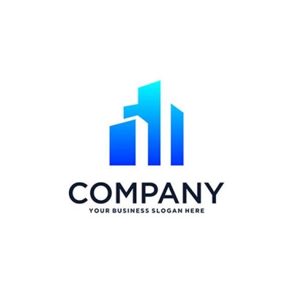 Real Estate Logo Design With House Building Inspiration