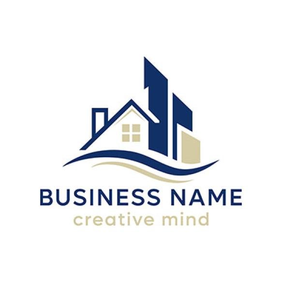 Real Estate Logo Simple Minimalist