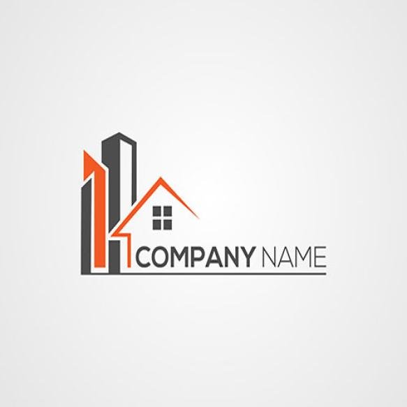 Real Estate Vector Logo Design Graphic Template