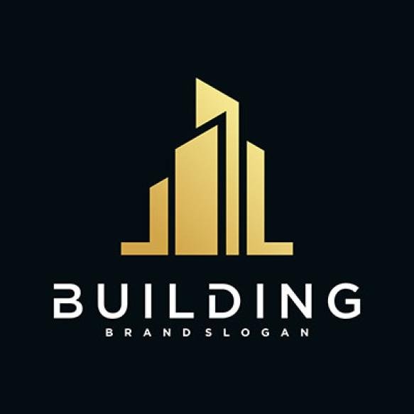 Reality Building Contruction Logo Design Premium Vector