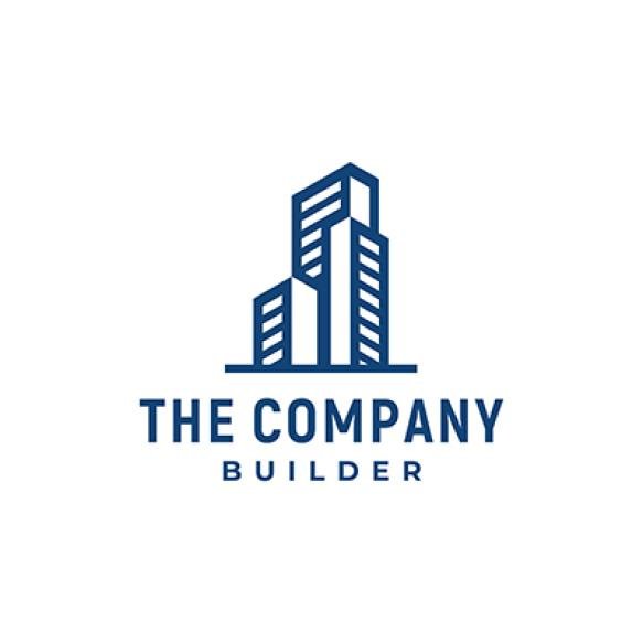Simple Modern Architecture City Building Real Estate Apartment Property Logo Design
